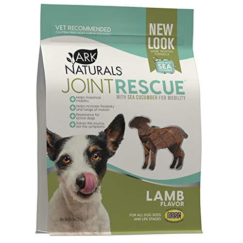 Ark Naturals Joint Rescue Dog Chews, Lamb Flavor, Joint Supplement with Glucosamine & Chondroitin...