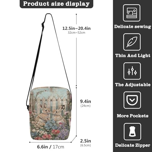 Cute Rabbits messenger bags for women shoulder bag crossbody Shoulder Handbags Adjustable Strap for Outdoor Daily Outdoor Daily3
