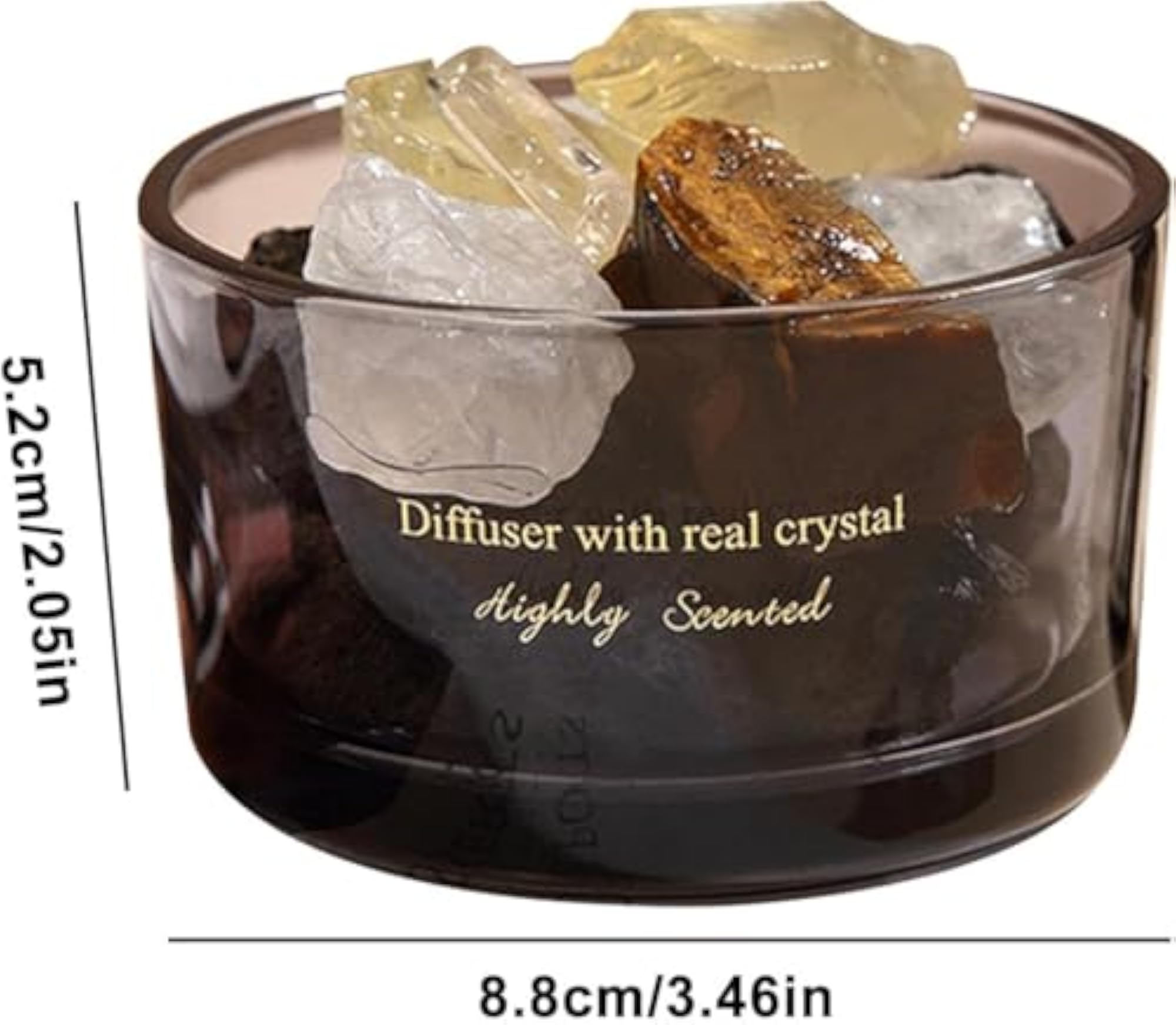 Aromatherapy Crystal Stone Diffuser Set with Essential Oil
