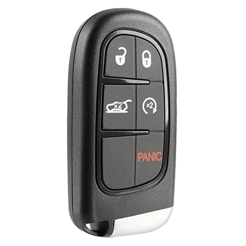 USARemote Smart Key fits 2014-2019 Jeep Cherokee Keyless Entry Remote Start Fob (GQ4-54T) 2015 2016 2017 2018
