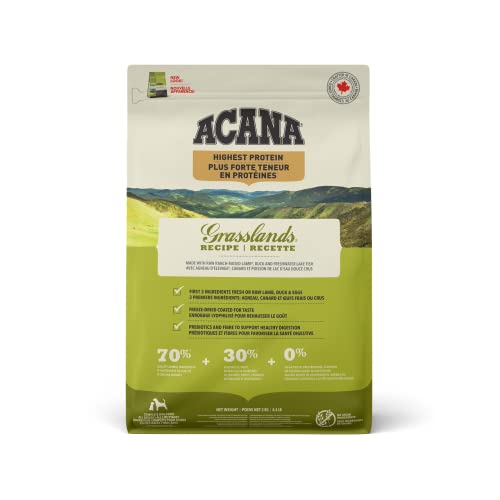 ACANA Regionals Dog Grasslands kg. 2 Cibo Secco Senza Cereali per Cani, Multicolore, Unica