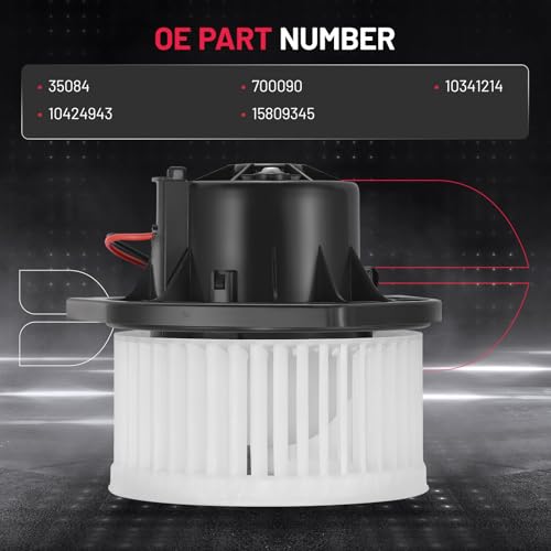 Image of BDFHYK AC Heater Blower Motor Fan 700090 Compatible with Rendezvous Terraza Uplander Venture Silhouette Aztek Montana Relay,HVAC Blower Motor Assembly 35084 10341214 10424943 15809345
