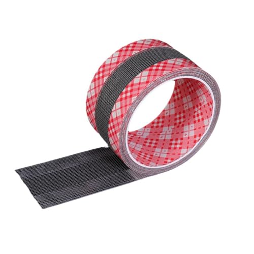 Cinta Reparadora de Mosquiteras Transpirabilidad, 50 mm x 2 m Kit de Reparación de Autoadhesiva Parches de Pantallas de Fibra de Vidrio para Pantallas de Puertas y Ventanas, Reparación Rápida