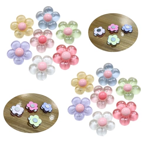Pack de 14 imanes decorativos florales para frigorífico miniatura 2