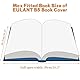 EULANT 10 Stück Schulbuchumschläge Transparent,Einstellbar Buchumschlag,Buchumschläge für Workbooks/Hardcover,Klares Heft-Hüllen Heftumschläge,Buch-Schoner Einband für Schule/Büro,B5