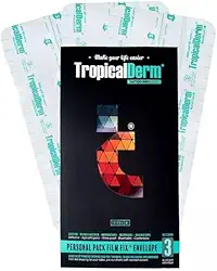 Filme Cicatrizante TropicalDerm Personal 3 Folhas 10x20cm Tatuagem Profissional