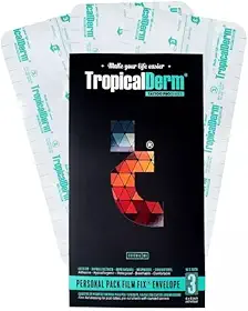 Filme Cicatrizante TropicalDerm Personal 3 Folhas 10x20cm Tatuagem Profissional