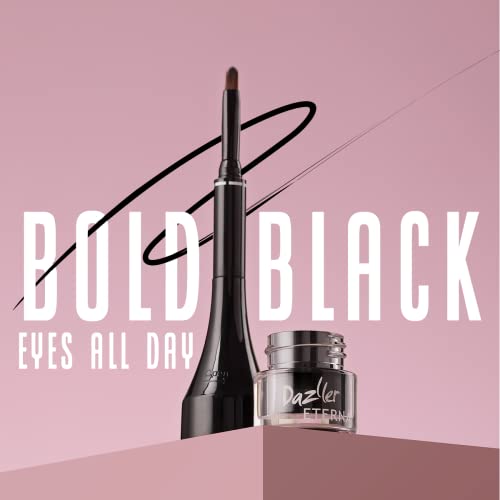 EYETEX DAZLLER Eterna Eye Sensation Gel Eyeliner, 24 Hr Stay, Smudge-Proof, Water-Proof Enriched With Calendula… - Image 4