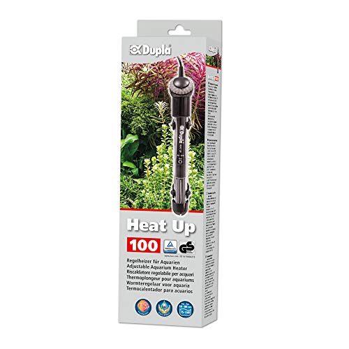 Dupla Heat Up 100 I - Riscaldatore di Regolazione da 100 Watt, per acquari Fino a 150 l, efficiente dal Punto di Vista energetico e affidabile, Adatto per acquari d'Acqua Dolce e Marina