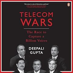 Telecom Wars Audiolibro Por Deepali Gupta arte de portada