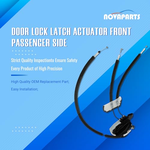 Image of NOVAPARTS Door Lock Latch Actuator Front Passenger Side 80500-4HB0A for 2014-2020 Infiniti Q50 Front Right RH Side Door Latch Assembly Replaces # 805004HB0A