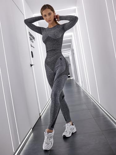 Bona Fide Workout Tops for Women – Long/Short Sleeve Womens Crop Top - Designed for Gym, Workout, Running and Fitness