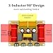 HiQltyla 400W 4-Way Speaker Crossover, RCEDA-406 Passive Crossover for Car Home Audio 4 to 8 Ohm 2X Bass + 1x Mediant+ 1x Tweeter Systems