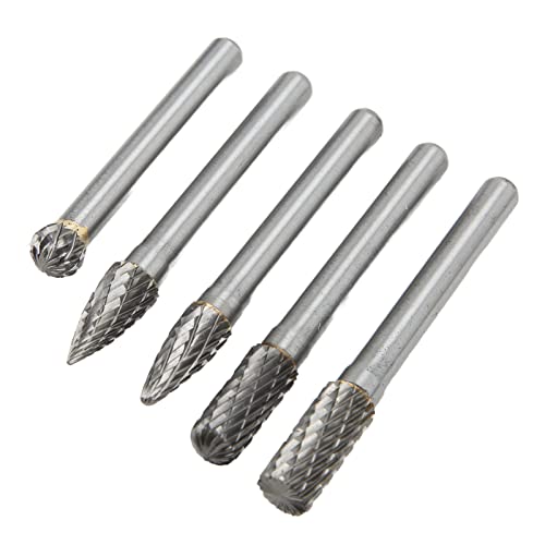Set de 5 fresas rotativas de carburo de tungsteno miniatura 2
