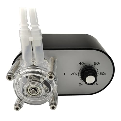 Bomba de aguas residuales con caudal regulable 114-500 ml/min y adaptador US incluido