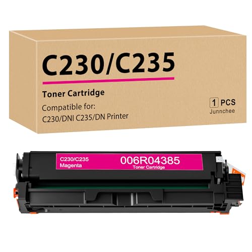 Image of C230/C235 Magenta Toner Cartridge Replacement for Xerox C230 C235 C225 Printer Ink for 006R04385 006R04393 Magenta High Capacity Toner Cartridge (1-Pack)