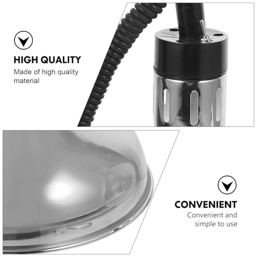 Lampe chauffante rétractable pour aliments avec hauteur ajustable pratique restaurant