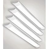 adaptar luminaria fluorescente a led 【Haz de luz de gran angular de 130°】La luz de techo LED de está hecha de PC y material de aluminio.La pantalla transparente de color blanco lechoso hace que brille uniformemente. Base de aleación de aluminio, buena disipación de calor. la luz led utiliza un controlador led de alta calidad para garantizar el mejor rendimiento, sin parpadeo, sin radiación, sin deslumbramiento.