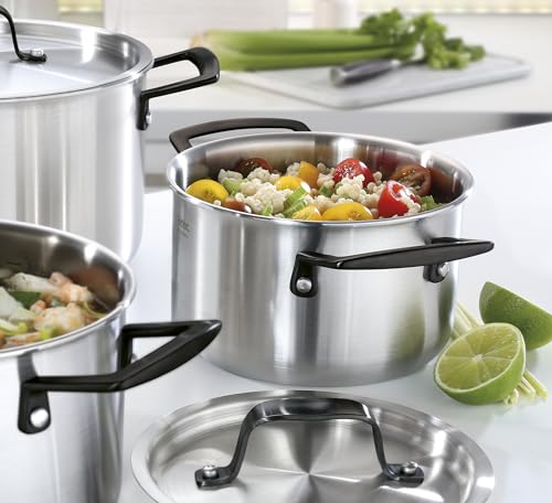 Casserole multicouche induction noire avec graduation interne 2L - 4
