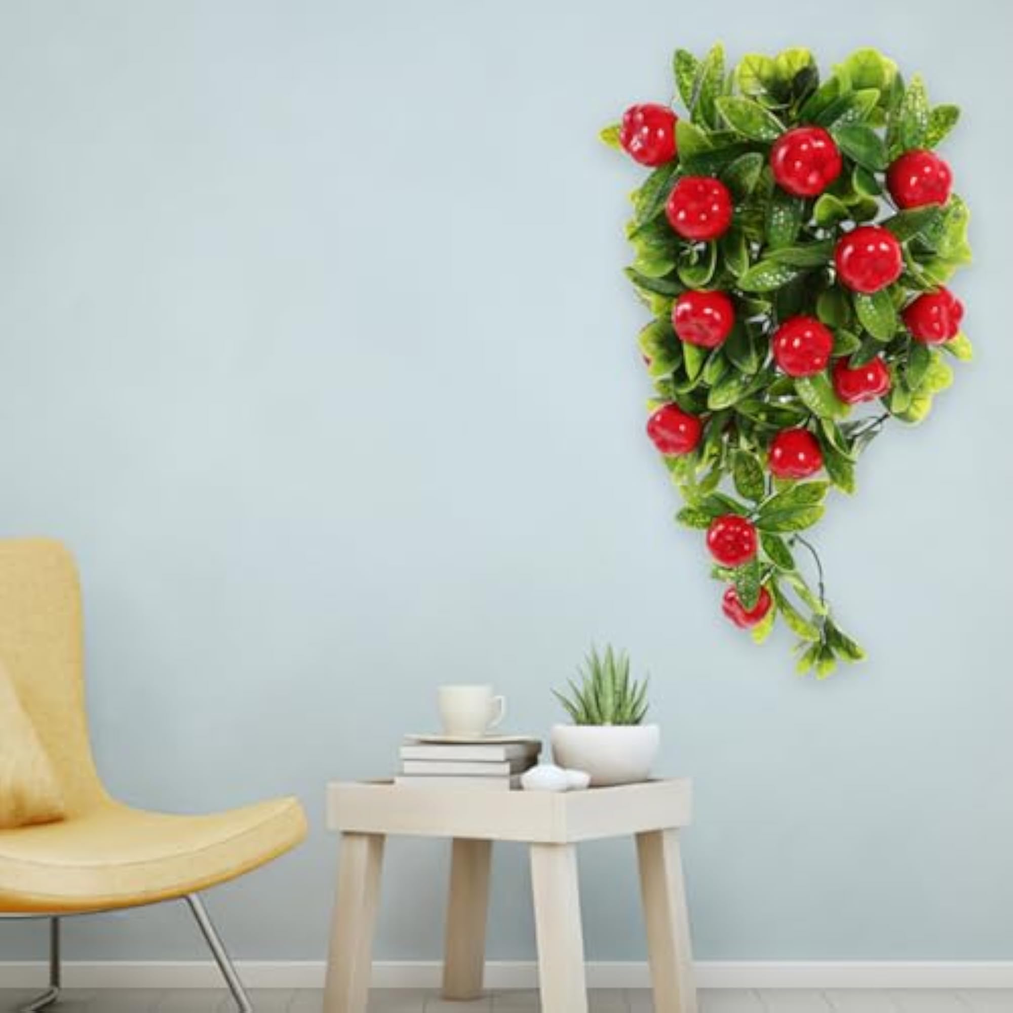 2pcs Simulated Fruit Hanging Ornaments for Wedding Decor