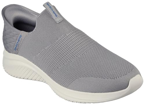 Skechers Men's Slip-Ins: Ultra Flex 3.0 - Smooth Step Sneaker In Gray, Size 13 | Textile, Vegan, Machine Washable - 4
