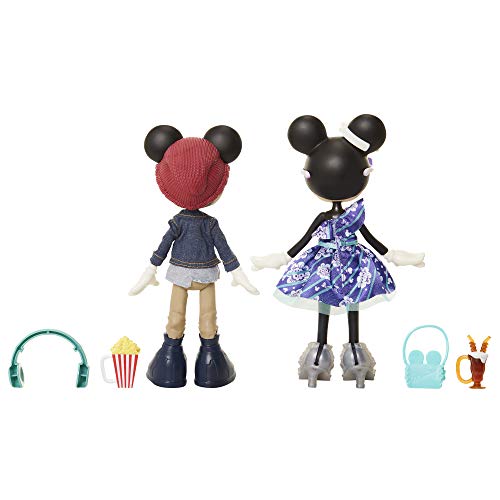 Minnie Mouse – Muñecas Minnie Mouse y Mickey Mouse con Vestimenta de Cine - Muñecas con Preciosos Detalles para Niñas 3 Años +