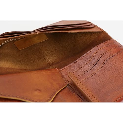 Wallets for Women Genuine Leather Card Organizer Dip Dye Coin Purse Ladies Ultrathin Wallets4