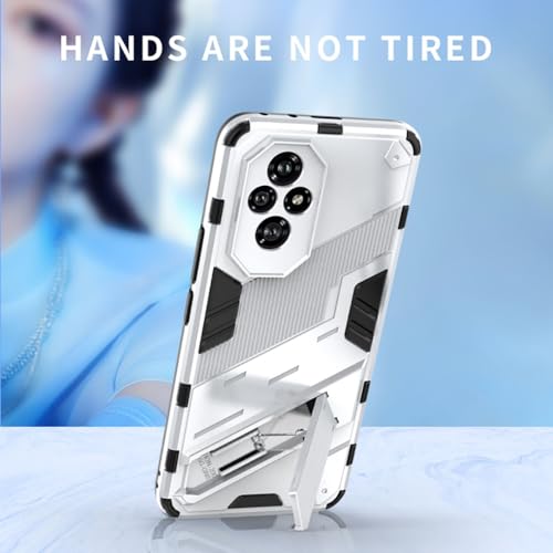 SEAHAI Case for Honor 200 Pro 5G, Ultra-thin Protective Silicone TPU Shockproof Hybrid Hard PC Back Phone Cover - Image 3