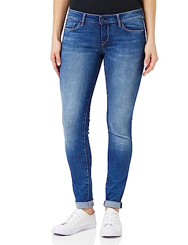 Pepe Jeans Soho, Pantaloni Donna, Blue (Denim-h45), 27W / 30L