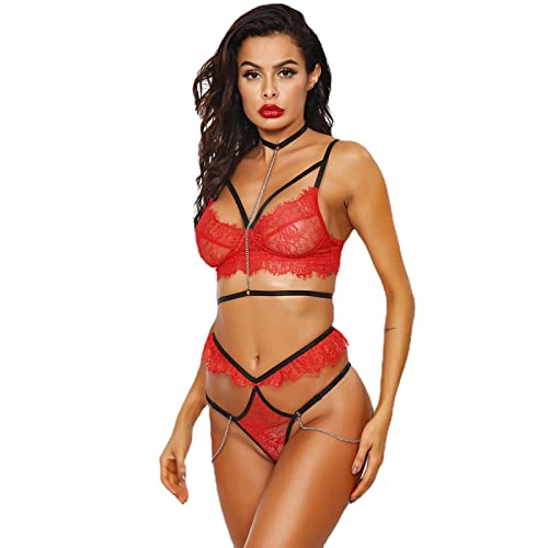 Ensemble de lingerie érotique ajustement parfait et maintien sexy galbant