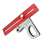 Tubayia Aluminium Streichmaß Falzmaß Präzisionswerkzeug Holzbearbeitung Werkzeug (200 mm)