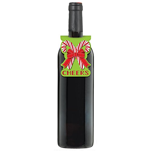 Étiquettes pour vin de Noël idéales pour personnaliser vos bouteilles cadeaux