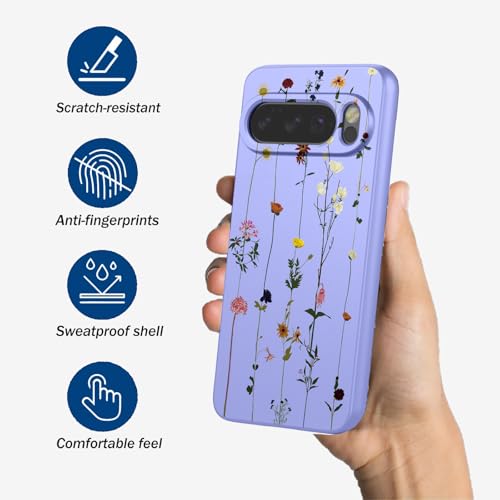 Coque pour Google 10 compatible recharge sans fil silicone violet