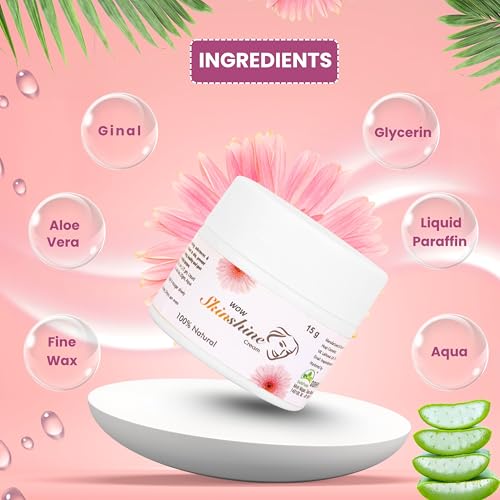 Image of WOW Ayurvedic Cream for Scars Acne Pimples Burn Marks & Tone Enhancement - Face Glow & SkinShine - Night Cream - Herbal Formula for Clear Radiant Healthy Skin - 15g Each (Pack of 2)