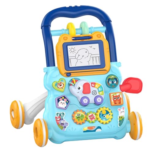 Unidad De Juguete Para Andador Para Niños: Equipo De Aprendizaje De Pie, Centro Educativo Infantil Temprano | Accesorio De Juego De Asistencia Para Caminar Push Pull, Artículo De Estación Divertida Pa