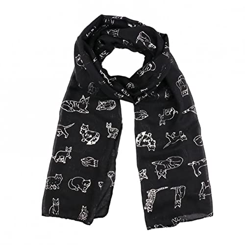 ネックウォーマー 加熱スカーフ 電熱マフラー 襟巻き 移動バッテリー付き USB給電 防水機能 洗える 3段階温度調節 ベルベット生地 5V安全電圧 防寒 暖房スカーフ クリスマスプレゼント Riguna マフラー カシミヤ チェック 大判ストール 大判 ストール レディース タッチ ふわふわ 猫柄 秋 秋冬 冬 防寒 柔らかい おしゃれ 人気 保温 可愛い 防風 シンプル 防寒対策 あったか カジュアル 小顔効果 ファッション かわいい (Free Size/ブラック)のサムネイル