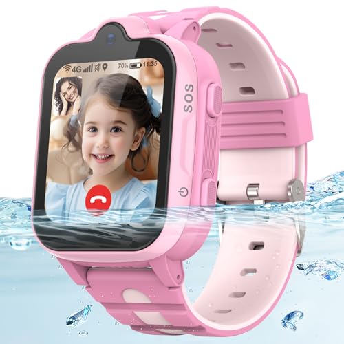 Gps Smartwatch Niños 4g Teléfono, Ip67 Impermeable, Reloj Inteligente Niño Con Llamadas, Wifi, Videollamada, Sos, Despertador, Reloj Kids Para Niñas Y Niños De 4 A 12 Años, Rosa Gps Smartwatch Niños 4g Teléfono, Ip67 Impermeable, Reloj Inteligente Niño Con Llamadas, Wifi, Videollamada, Sos, Despertador, Reloj Kids Para Niñas Y Niños De 4 A 12 Años, Rosa