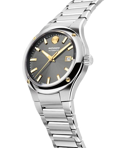 Movado Museum Imperiale Men's Watch - Swiss Automatic, Self-Winding, Stainless Steel Bracelet - Classic, Luxury Fashion Timepiece for Him - 40mm2