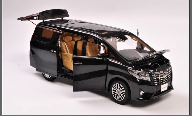 FloZ Para KENGFAI para Toyota para Alphard MPV Negro con volante a la derecha 1/18 camión modelo preconstruido