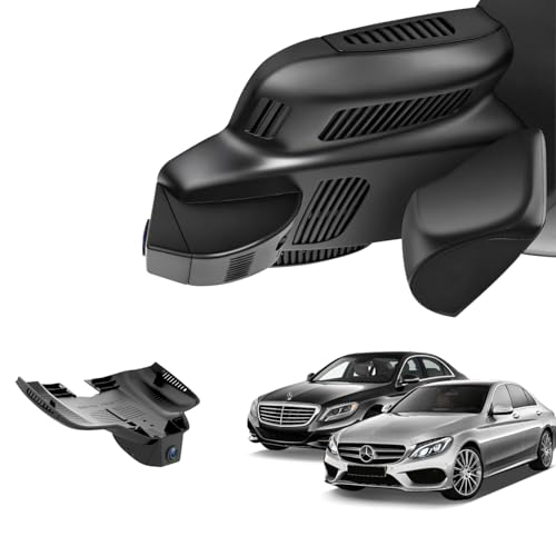 Mercedes-Benz Dash Cam for for E-Class & C-Class, 4K OEM Dash Cam, No Visible Wires, Night Vision, WiFi & App, Parking Mode, Plug and Play, Breeze Installation,64GB Card, Black