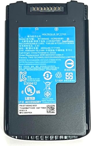 Genuine Zebra Battery for TC53 TC58 TC73 TC78 Barcode Scanners - BT-000442 / BTRY-NGTC5TC7-44MA-01
