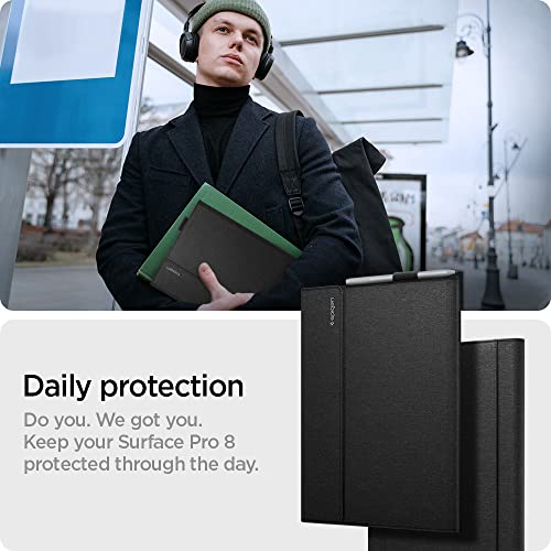 Spigen Stand Folio Compatível com Surface Pro 8 Capa Case (2021) - Preto