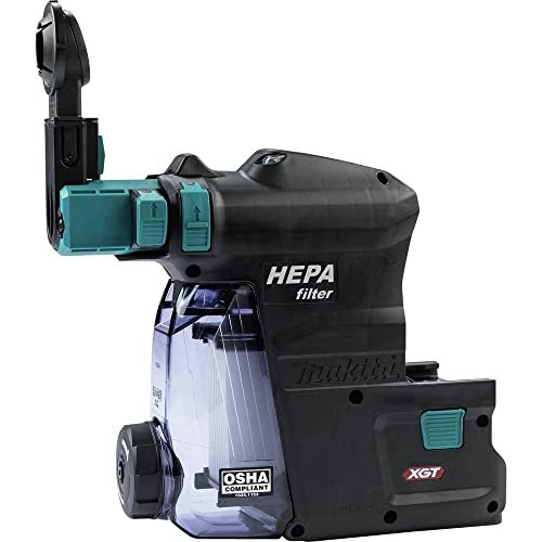 Image of Makita DX14 Dust Extractor Attachment with HEPA Filter Cleaning Mechanism