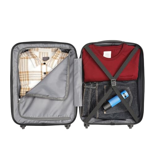 Image of YAYAVAR Mexico Textured Polycarbonate Hard-Sided Luggage Bag | Large Check-in Trolley with 4 Spinner Wheels, Number Lock, Scratch Resistant, Water Resistant