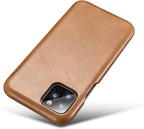 Étui en cuir véritable iPhone 12 / 12 Pro protection chic rouge