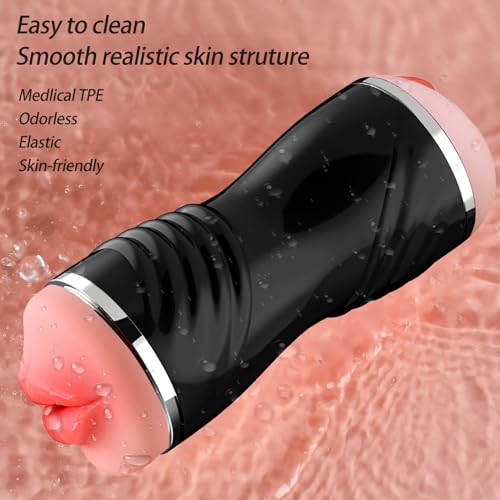 Image of Male masturbator, Masturbation Cup, Male masterburbater，Penis Stroker, Pussy Sex, Oral Sex,Anal Sex 3 Mode Male Sex Toys (2 in 1)