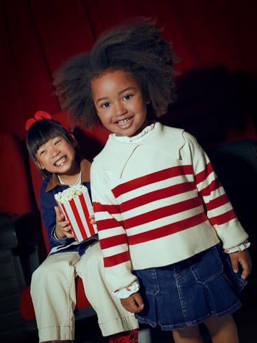 Mayoral Sripes Sweater for Girls Almond4