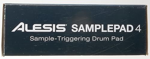 Alesis SamplePad 4 | Compact Percussion and Sample Triggering Instrument with Velocity Sensitive Pads, Drum Sounds and SD/SDHC Card Slot (Black) - Image 8 thumbnail