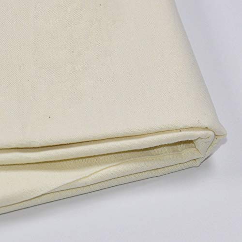 Premium 2-Yard Natural Cotton Muslin Fabric – Versatile 100% Cotton, 47 Inches Wide for Crafting and Sewing Projects