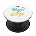 Blue Waves for Days - Surfer Girl, Boy | Planche de surf PopSockets PopGrip Interchangeable